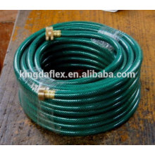 Tuyau flexible d&#39;arrosage de PVC de couleur verte non-odeur de fibre de Smell 5bar